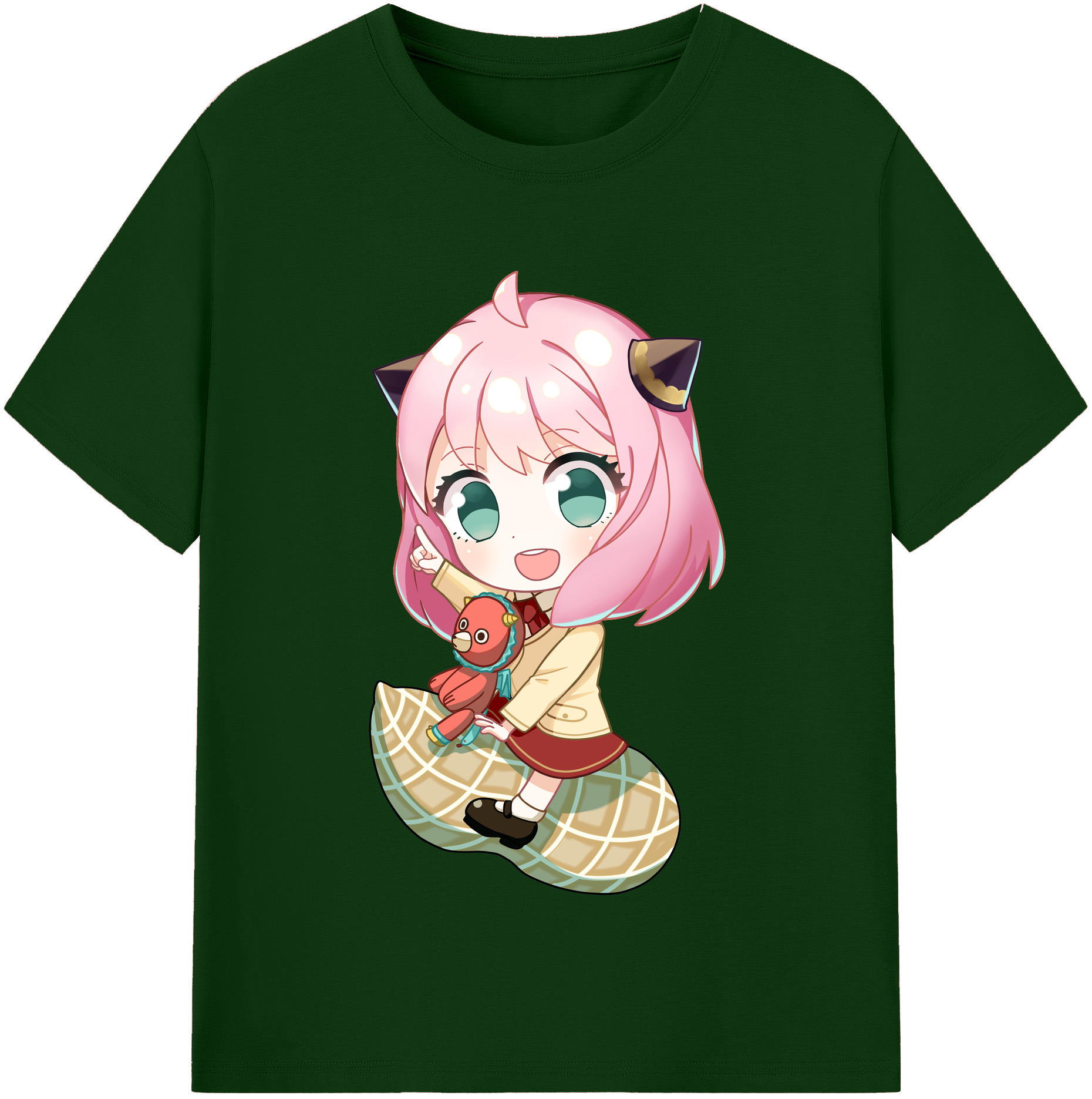 （画像用） SPY×FAMILY间谍家家酒 綿100％半袖Tシャツ（フロントプリント）